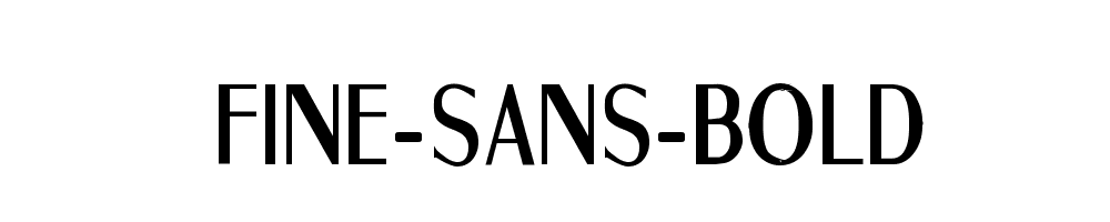 Fine-Sans-Bold