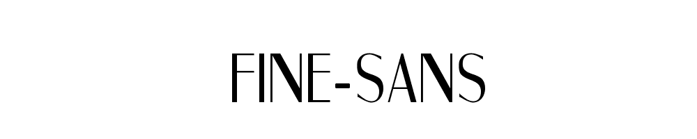 Fine-Sans