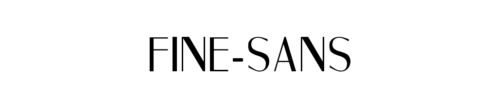 Fine-Sans