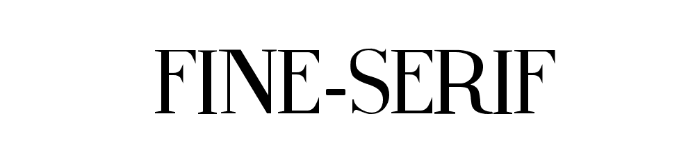 Fine Serif