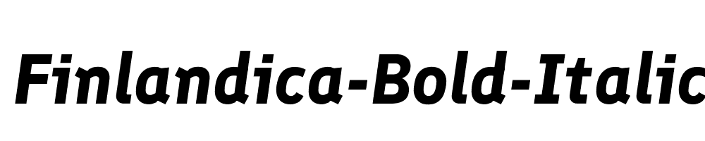 Finlandica-Bold-Italic