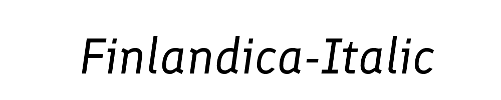 Finlandica-Italic