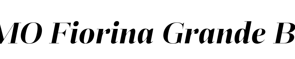 FSP DEMO Fiorina Grande Bold Italic