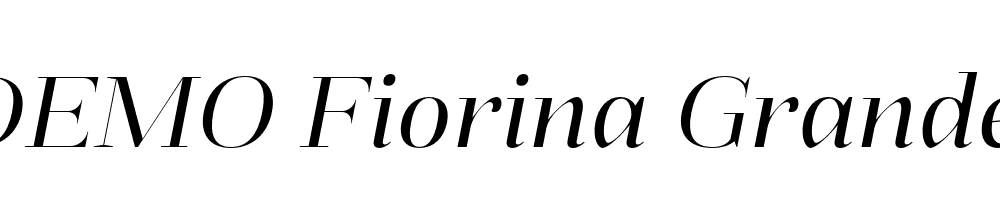 FSP DEMO Fiorina Grande Italic