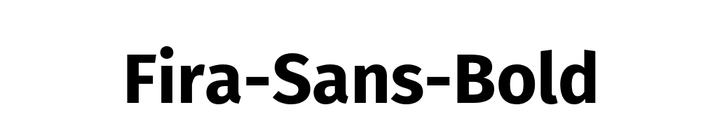 Fira-Sans-Bold