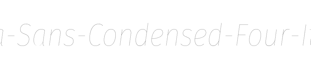 Fira-Sans-Condensed-Four-Italic