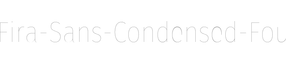 Fira-Sans-Condensed-Four