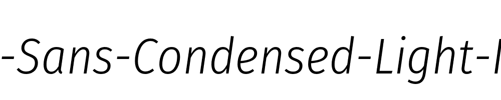 Fira-Sans-Condensed-Light-Italic