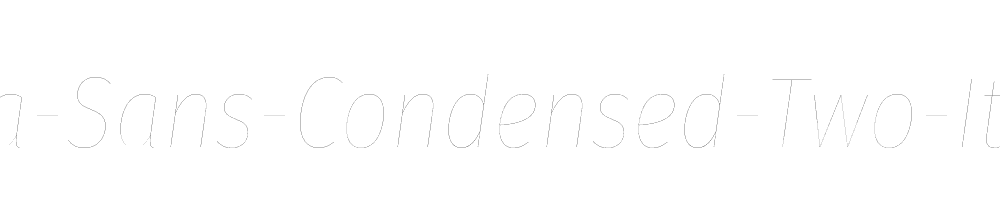 Fira-Sans-Condensed-Two-Italic