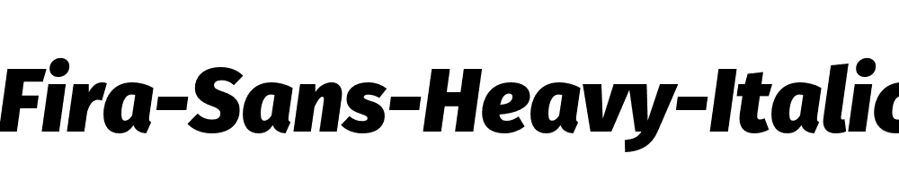 Fira-Sans-Heavy-Italic