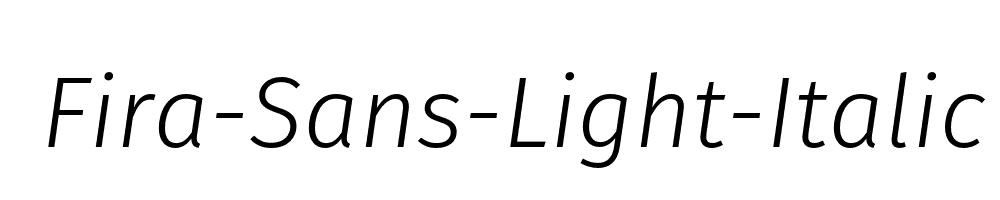 Fira-Sans-Light-Italic