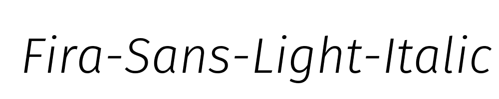 Fira-Sans-Light-Italic