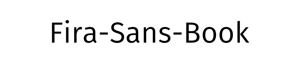 Fira-Sans-Book