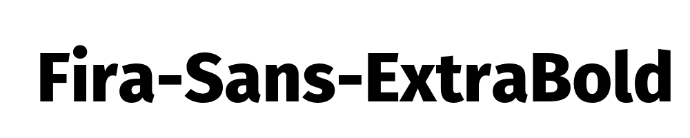 Fira-Sans-ExtraBold