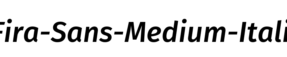 Fira-Sans-Medium-Italic