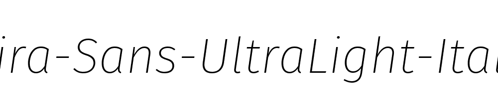 Fira-Sans-UltraLight-Italic