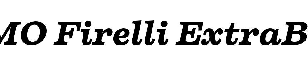 FSP DEMO Firelli ExtraBold Italic