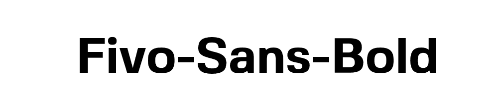 Fivo-Sans-Bold