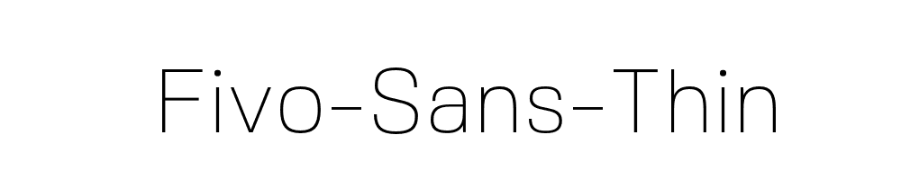 Fivo-Sans-Thin