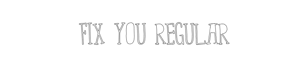 Fix-You-Regular