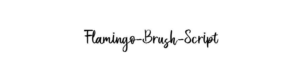 Flamingo-Brush-Script