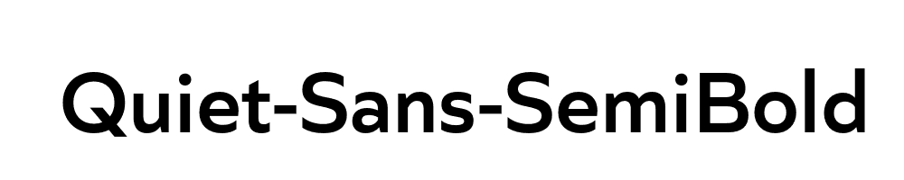 Quiet-Sans-SemiBold