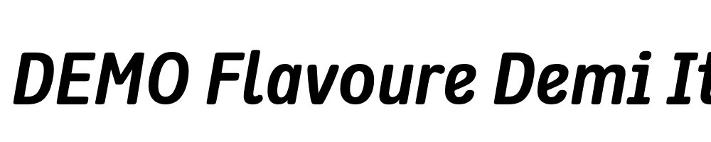 FSP DEMO Flavoure Demi Italic