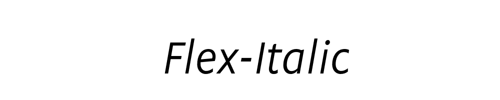 Flex-Italic