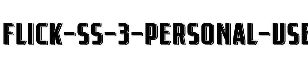 Flick-SS-3-Personal-Use