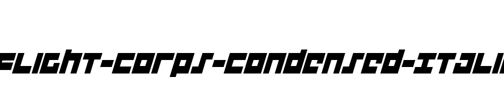 Flight-Corps-Condensed-Italic