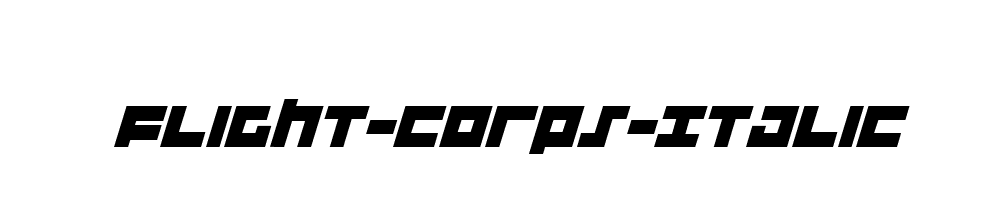 Flight-Corps-Italic