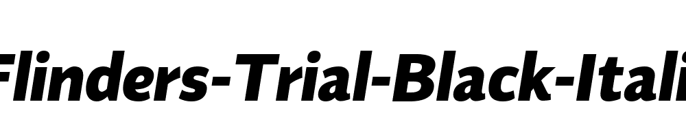 Flinders-Trial-Black-Italic