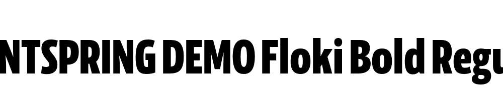  DEMO Floki Bold Regular