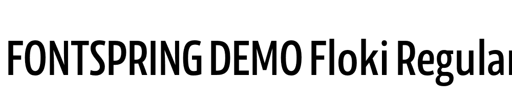  DEMO Floki Regular