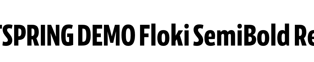  DEMO Floki SemiBold Regular