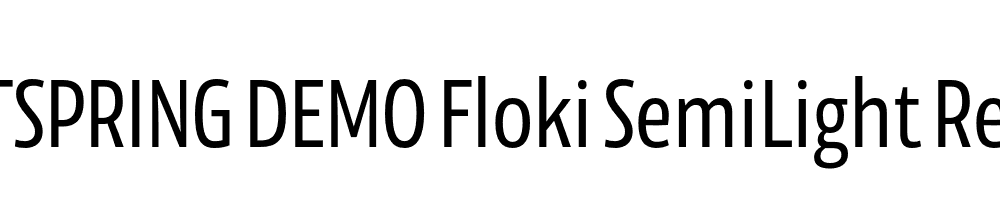  DEMO Floki SemiLight Regular