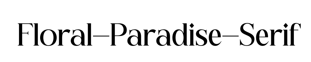 Floral-Paradise-Serif