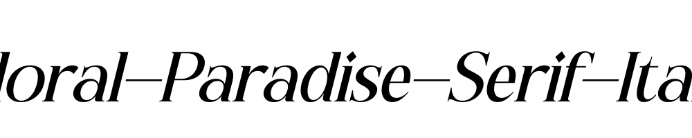 Floral-Paradise-Serif-Italic