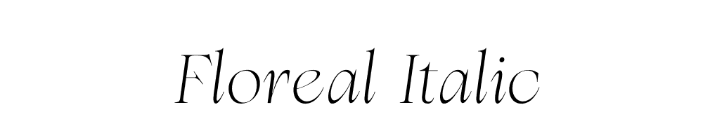 Floreal-Italic