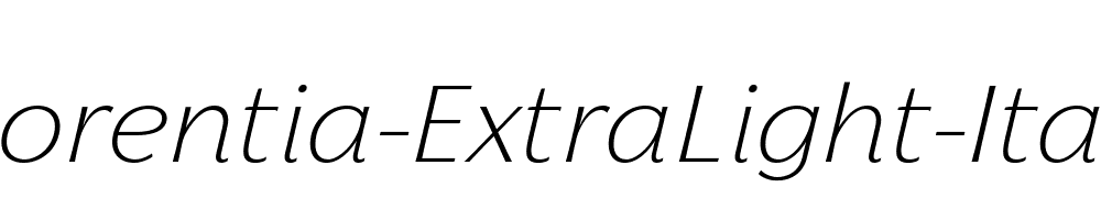 Florentia-ExtraLight-Italic