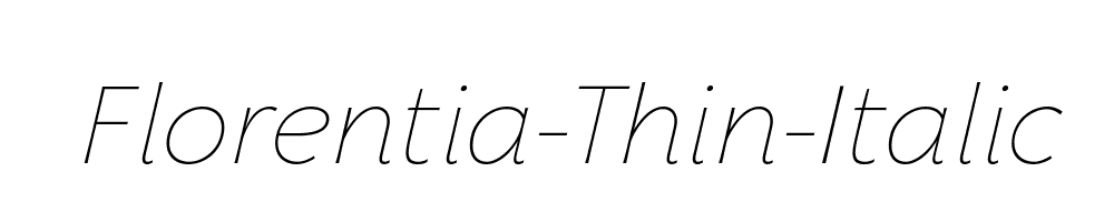 Florentia-Thin-Italic