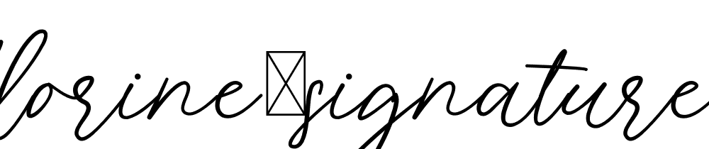 Florine Signature