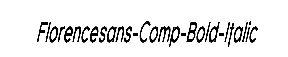 Florencesans-Comp-Bold-Italic