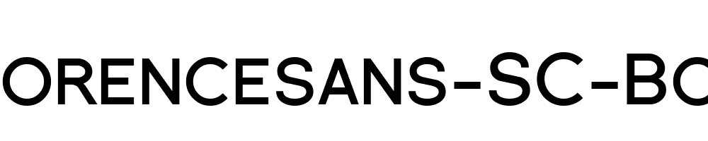 Florencesans-SC-Bold