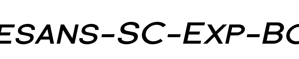 Florencesans-SC-Exp-Bold-Italic