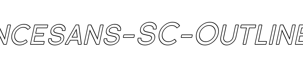 Florencesans-SC-Outline-Italic