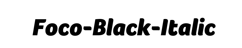 Foco-Black-Italic