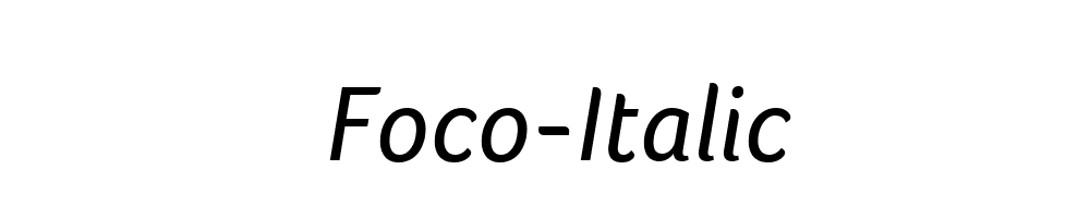 Foco-Italic