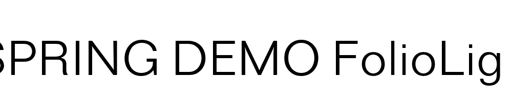  DEMO FolioLig Regular