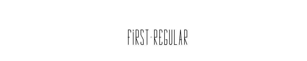 First-Regular